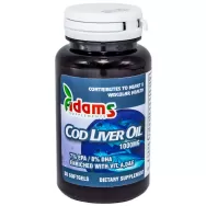 Ulei ficat cod 1000mg 30cps - ADAMS