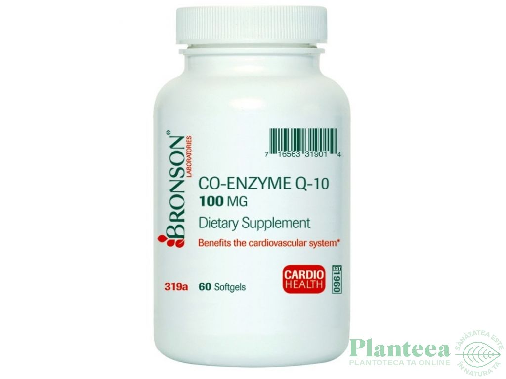 Coenzima Q10 100mg 60cps - BRONSON