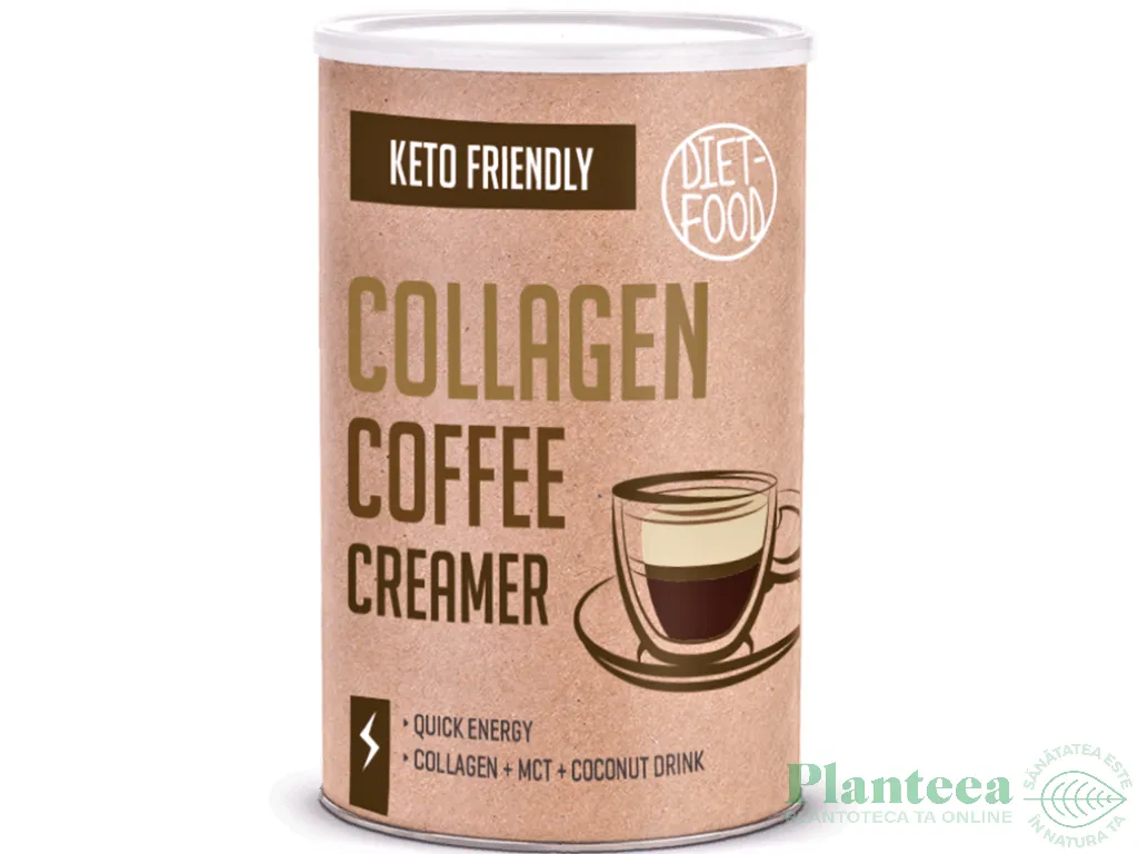 Creamer instant Collagen MCT pt cafea 300g - DIET FOOD