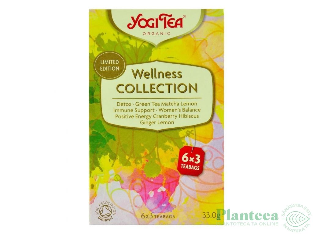 Ceai colectie Wellness eco 18dz - YOGI TEA