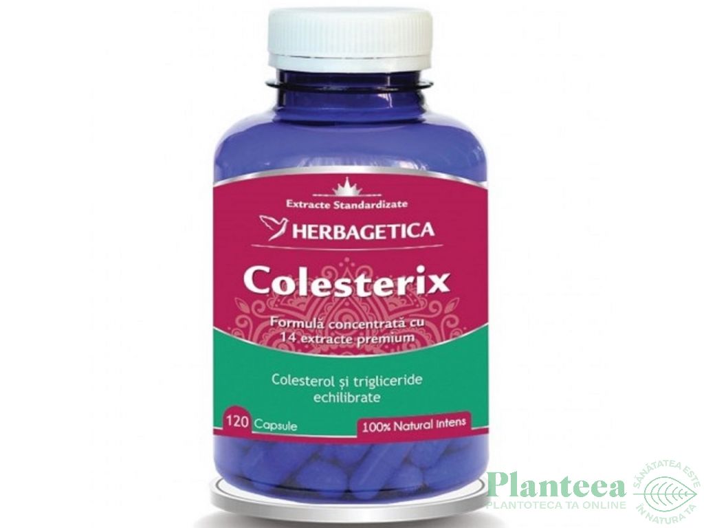 Colesterix 120cps - HERBAGETICA