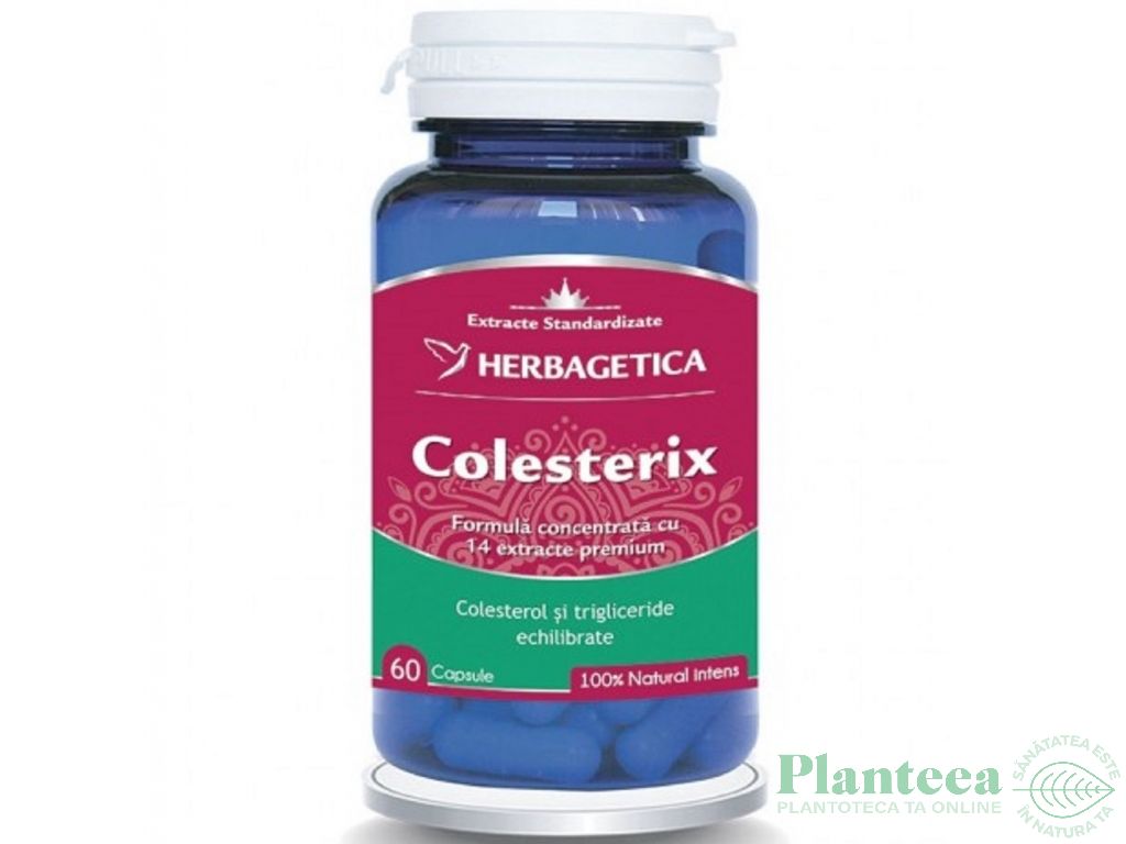 Colesterix 60cps - HERBAGETICA