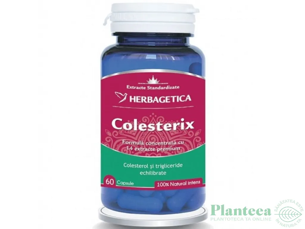 Colesterix 60cps - HERBAGETICA