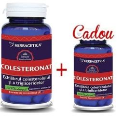 Pachet Colesteronat 60+10cps - HERBAGETICA