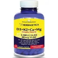 Complex natural [Detrix] D3 K2 Ca Mg 120cps - HERBAGETICA