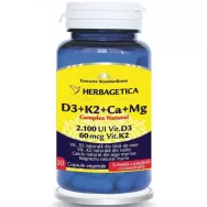 Complex natural [Detrix] D3 K2 Ca Mg 30cps - HERBAGETICA