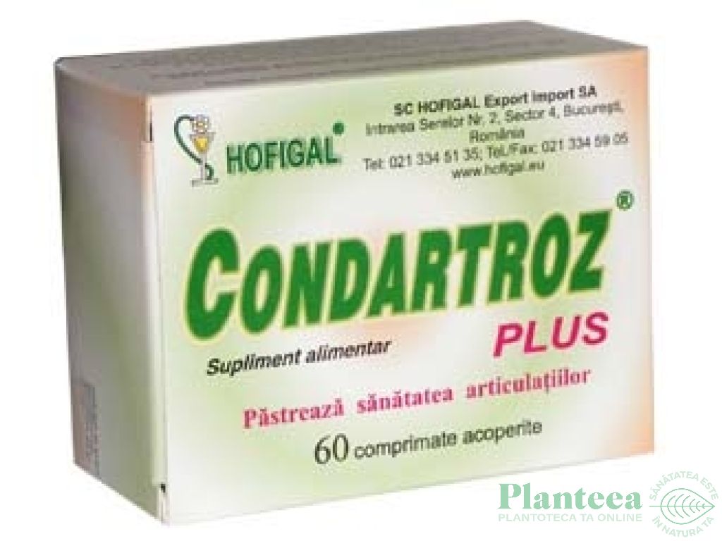 Condartroz Plus, 60 comprimate, Hofigal