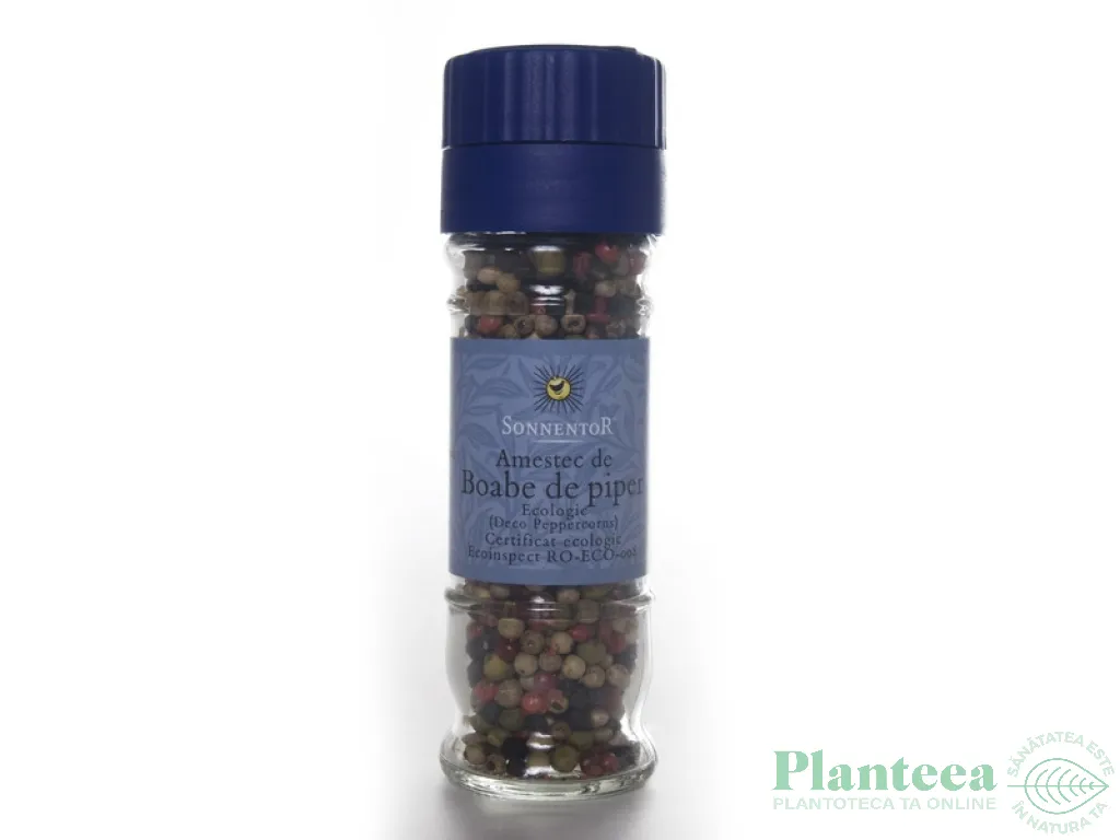 Condiment piper amestec boabe rasnita eco 30g - SONNENTOR