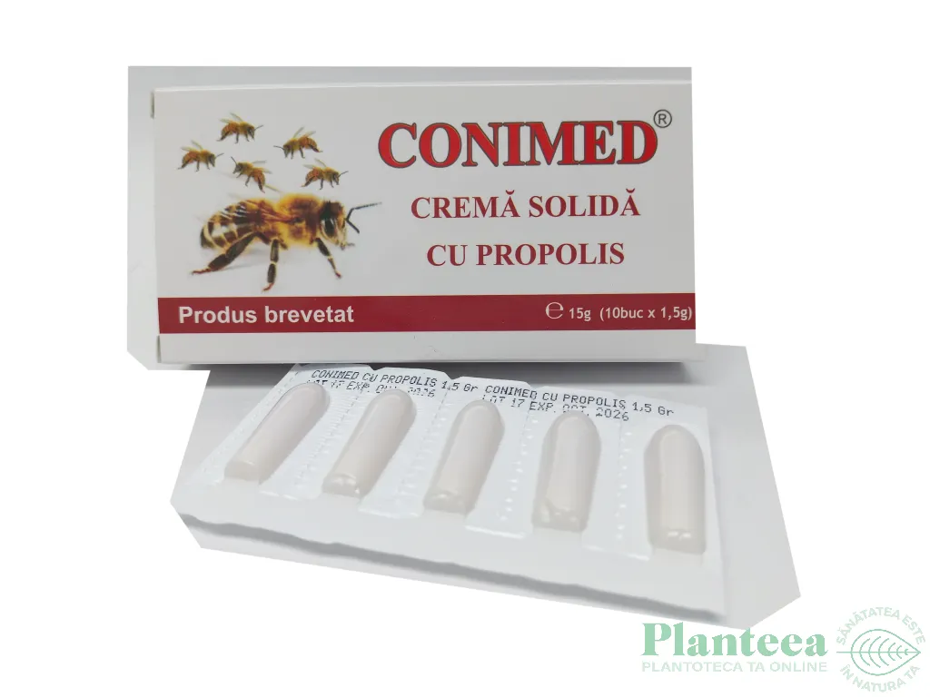 Supozitoare Conimed propolis 10x1,5g - ELZIN PLANT