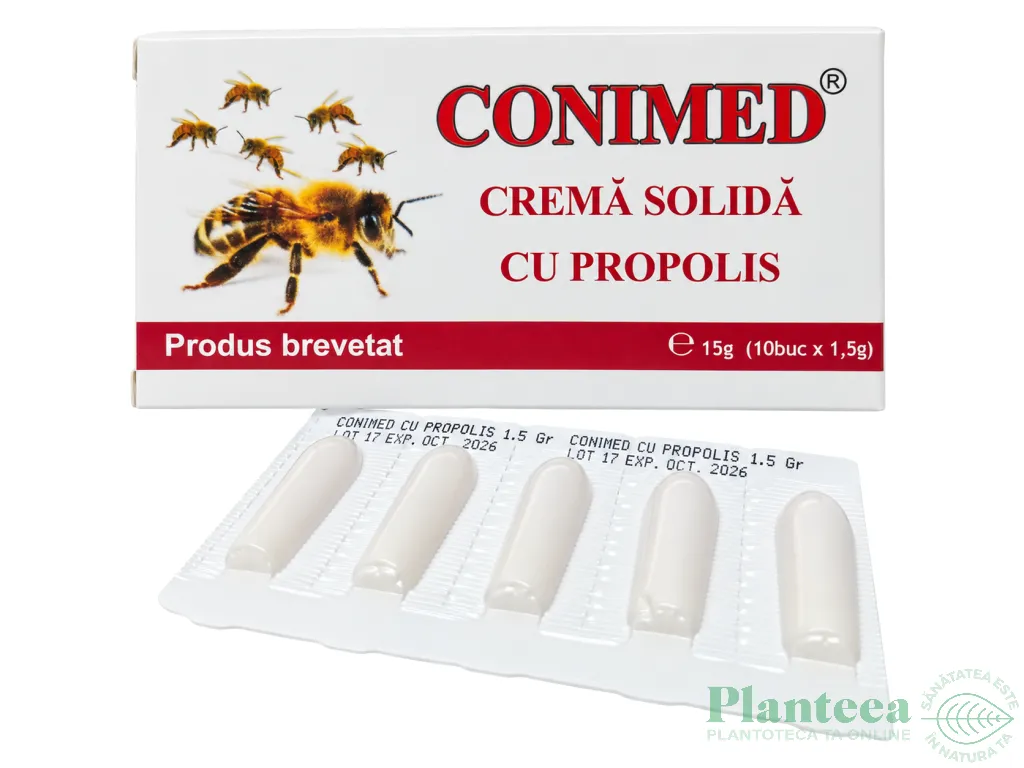 Supozitoare Conimed propolis 10x1,5g - ELZIN PLANT
