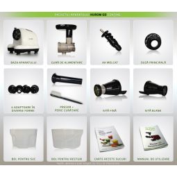 Storcator electric presare la rece GD rosu 1b - HUROM