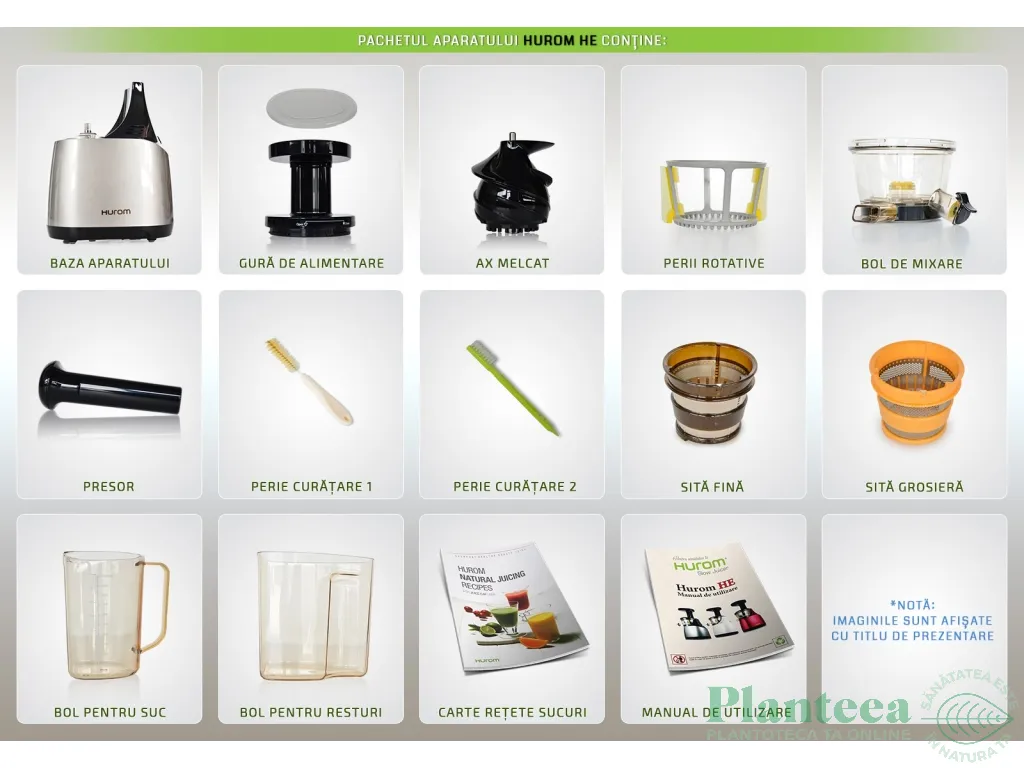 Storcator electric presare la rece HE rosu 1b - HUROM