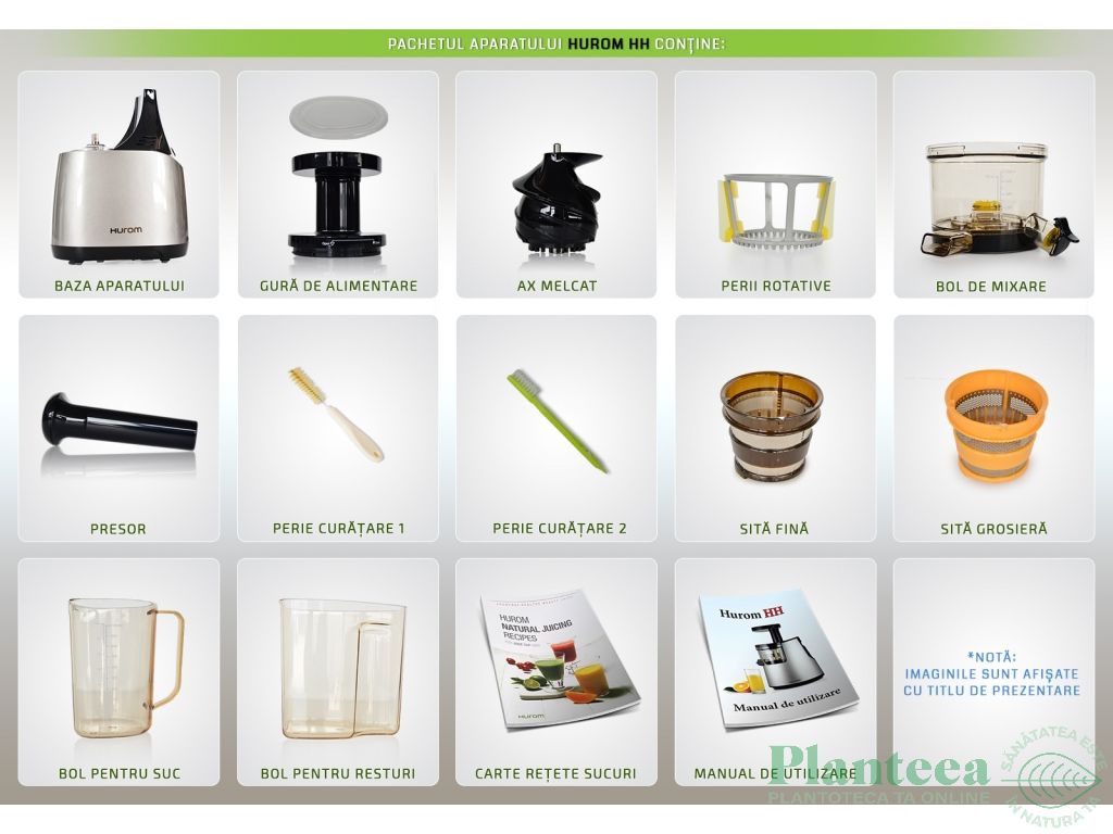 Storcator electric presare la rece HH alb 1b - HUROM