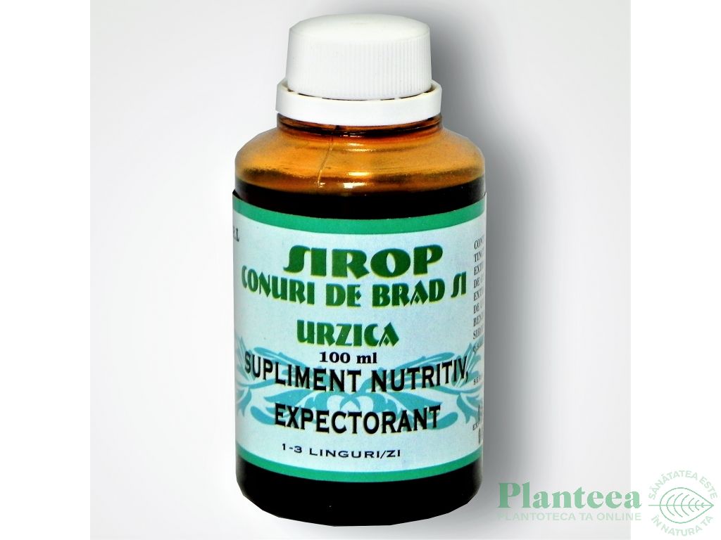 Sirop conuri brad urzica 100ml - ELIDOR