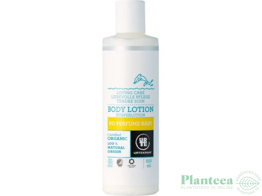 Lotiune corp fara parfum bebelusi 245ml - URTEKRAM