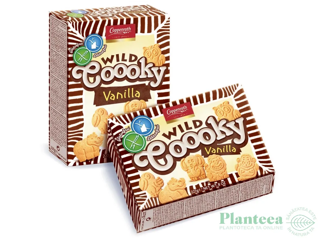 Biscuiti vanilie fara gluten fara lactoza 227g - COPPENRATH
