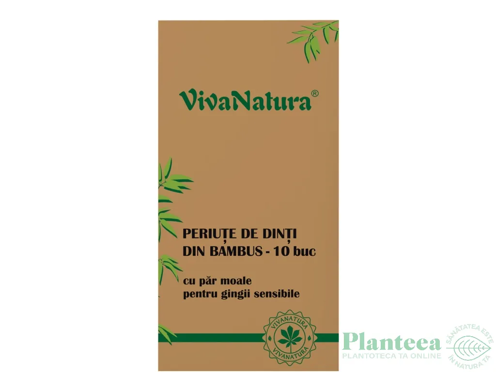 Periuta dinti bambus adulti 10b - VIVA NATURA