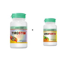 Pachet Tirostim 30cps+UroForte 30cps - COSMO PHARM