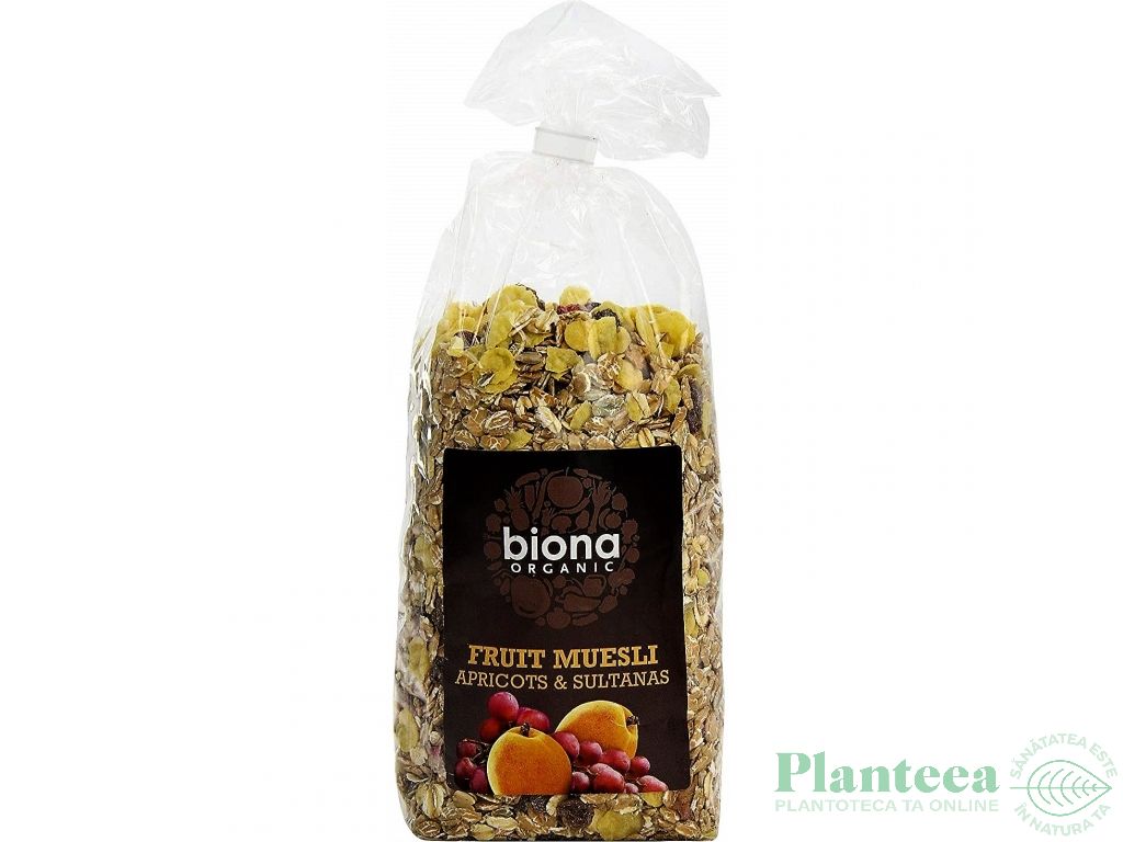 Musli stafide caise bio 500g - BIONA