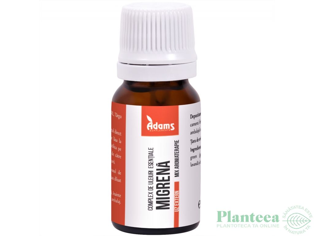 Complex uleiuri esentiale migrena 10ml - ADAMS