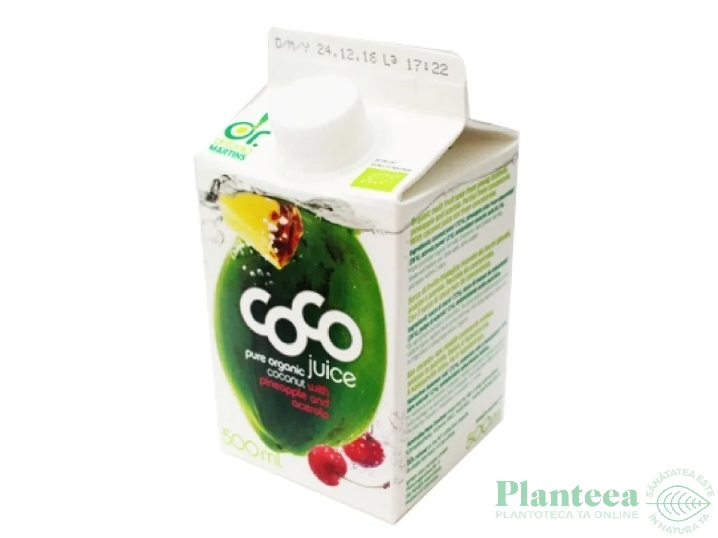 Apa cocos ananas cirese acerola GreenCoco 500ml - DR ANTONIO MARTINS