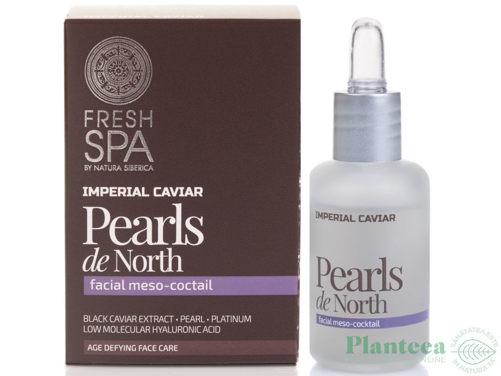 Cocktail facial noapte perle nord caviar imperial Fresh Spa 30ml - NATURA SIBERICA