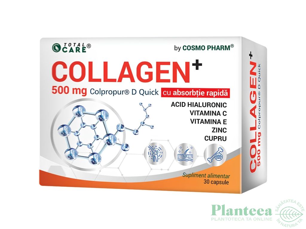 Collagen+ 500mg Colpropur D Quick 30cps - TOTAL CARE