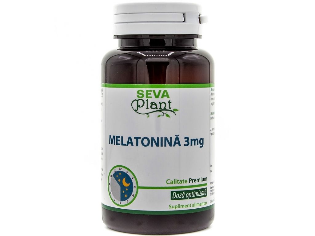 Melatonina 3mg 30cps - SEVA PLANT