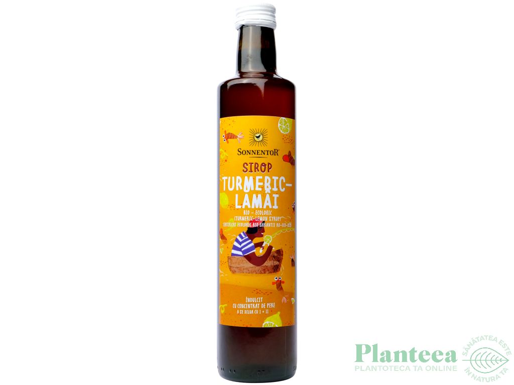 Sirop concentrat turmeric lamai fara zahar eco 500ml - SONNENTOR
