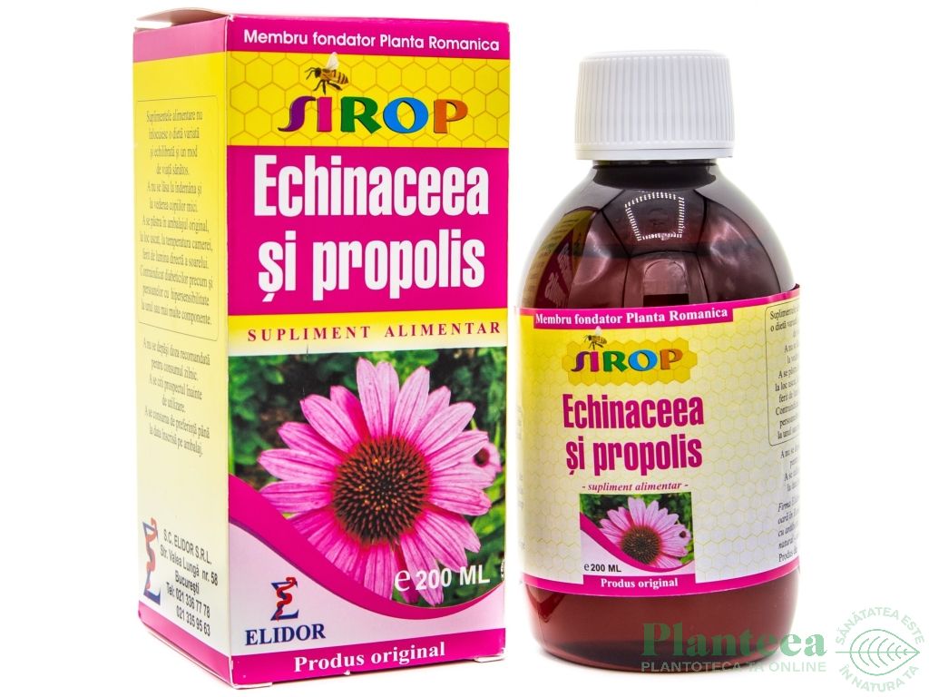 Sirop echinaceea propolis 200ml - ELIDOR
