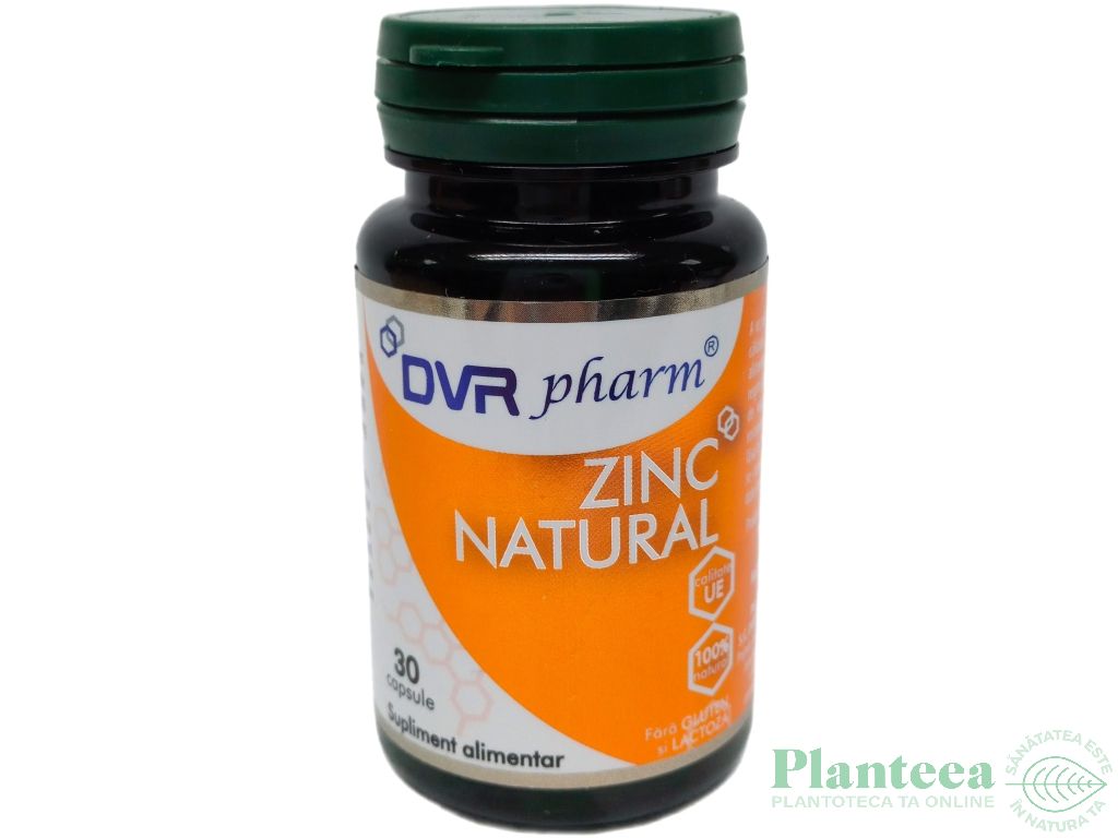 Zinc natural 1x30cps - DVR PHARM