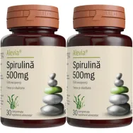 Pachet Spirulina 500mg 2x30cp - ALEVIA