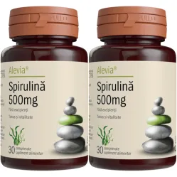 Pachet Spirulina 500mg 2x30cp - ALEVIA