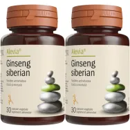 Pachet Ginseng siberian 250mg 2x30cps - ALEVIA