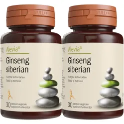 Pachet Ginseng siberian 250mg 2x30cps - ALEVIA