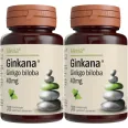 Pachet Ginkgo biloba 40mg Ginkana 2x30cp - ALEVIA