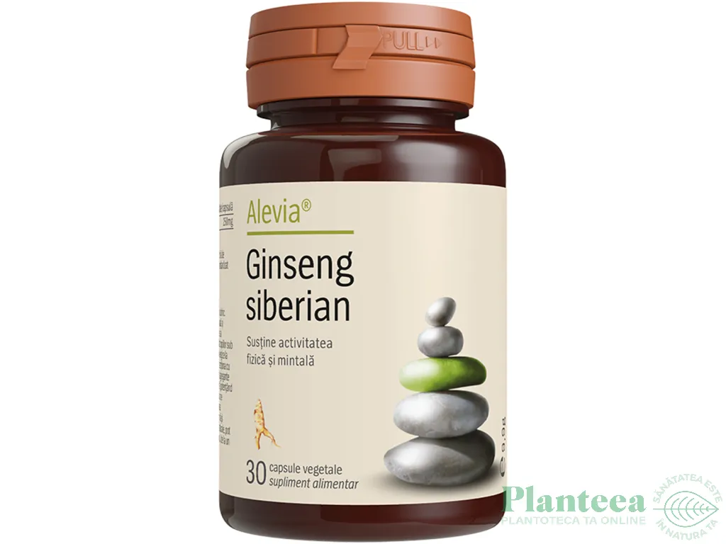 Ginseng siberian 250mg 1x30cps - ALEVIA