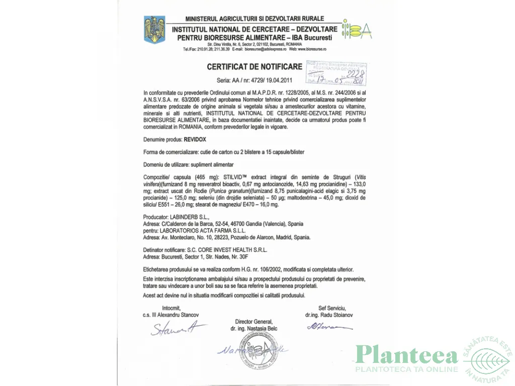 Revidox 30cps - ACTAFARMA
