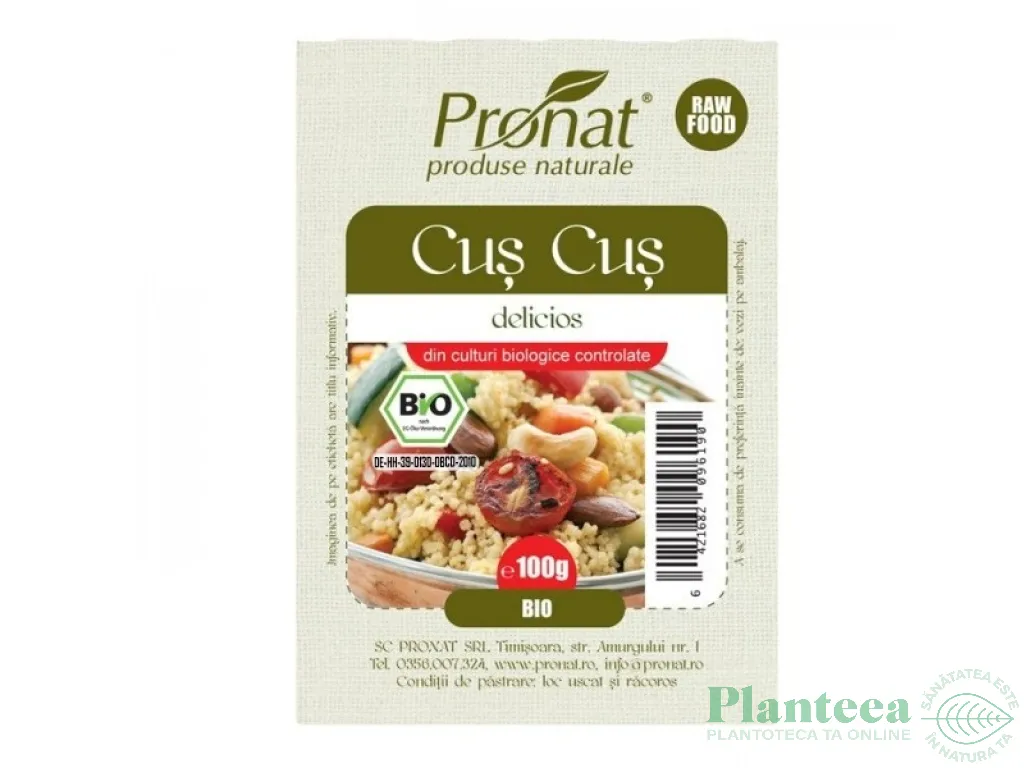 Cuscus grau eco 200g - PRONAT