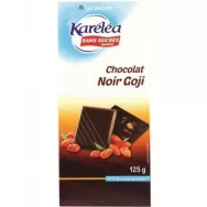 Ciocolata neagra 48% goji 125g - KARELEA