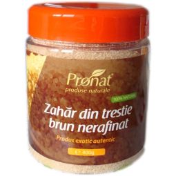 Zahar brun trestie nerafinat Brazilia bio 400g - PRONAT