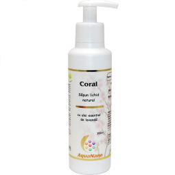 Sapun lichid clasic ulei esential lavanda Coral 200ml - AQUA NANO