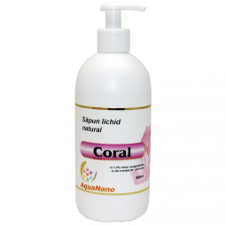 Sapun lichid clasic ulei esential portocala Coral 500ml - AQUA NANO