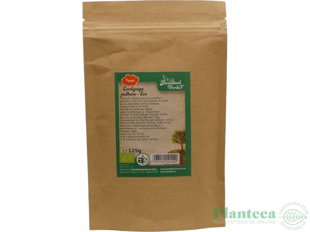 Pulbere cordyceps ET eco 125g - PARADISUL VERDE