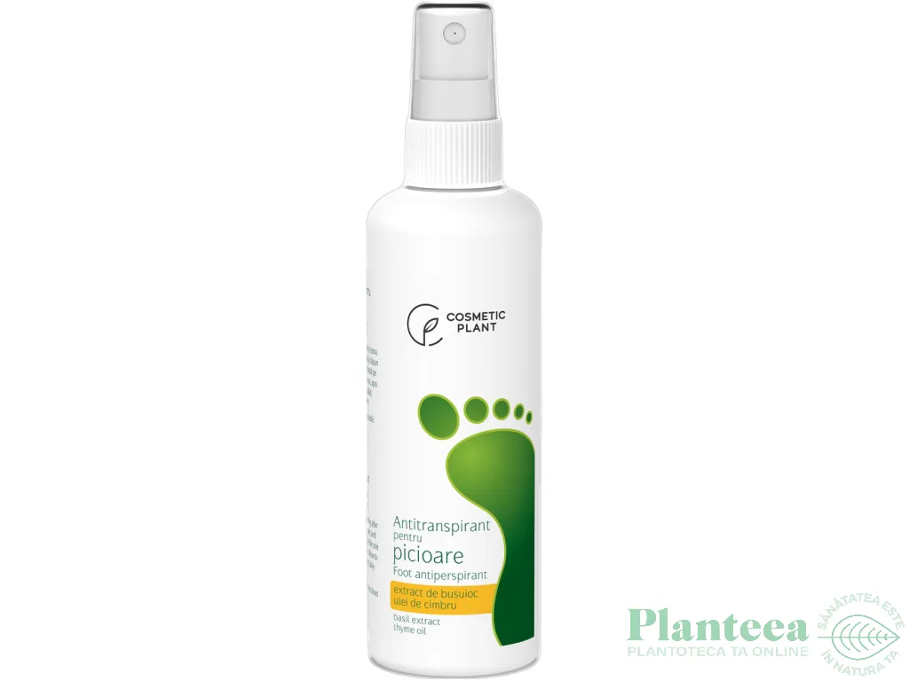 Spray antiperspirant picioare 100ml - COSMETIC PLANT