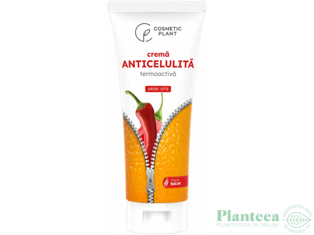 Crema anticelulita termoactiva ardei iute 200ml - COSMETIC PLANT