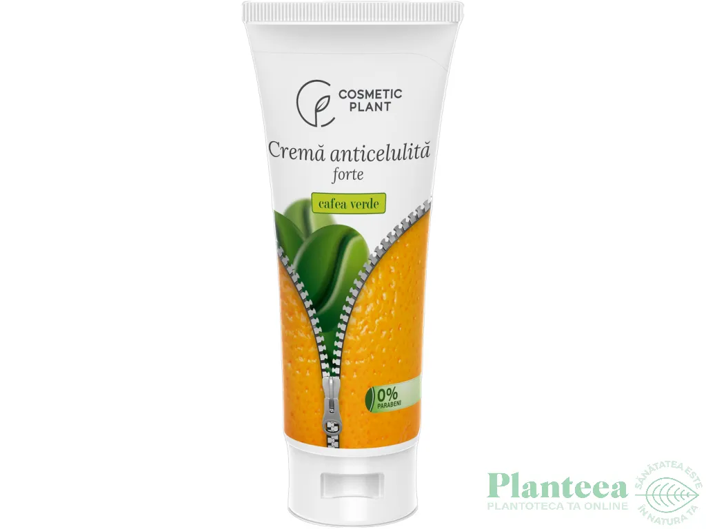 Crema anticelulita forte cafea verde 200ml - COSMETIC PLANT