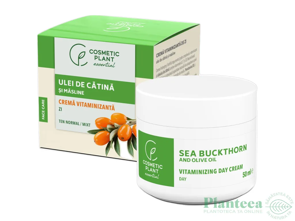 Crema zi vitaminizanta ulei catina masline 50ml - COSMETIC PLANT