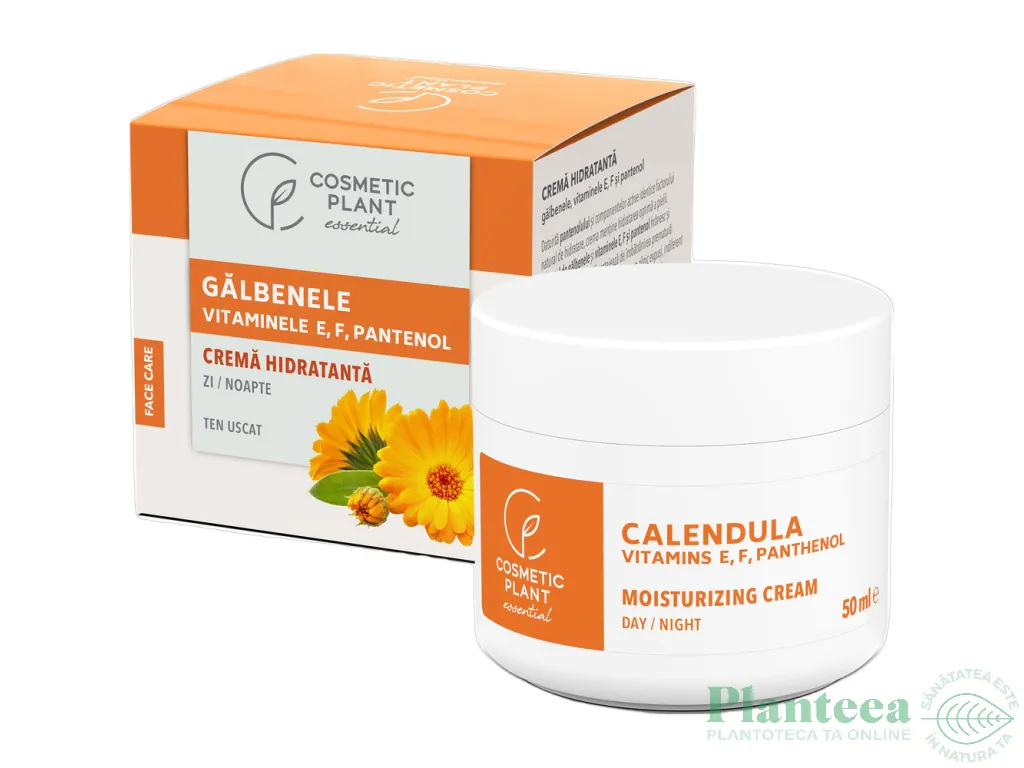 Crema hidratanta galbenele A E panthenol 50ml - COSMETIC PLANT