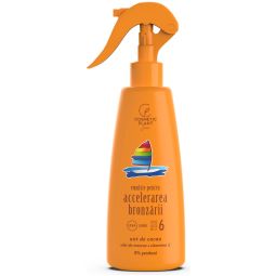 Emulsie plaja accelerare bronz spf6 unt cacao 200ml - COSMETIC PLANT